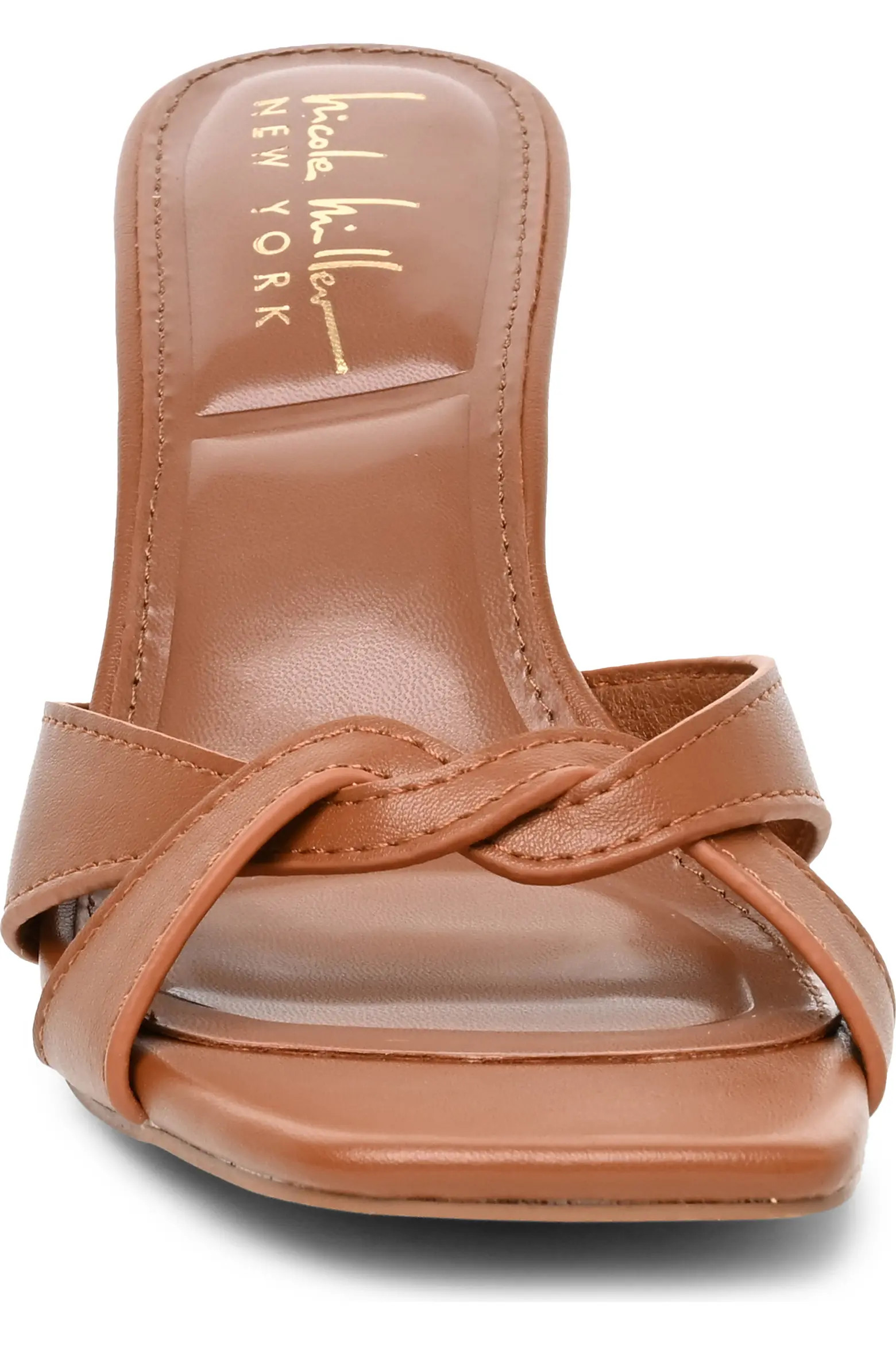 Nicole Miller Twist Strap Heeled Sandal (Women) | Nordstromrack | Nordstrom Rack
