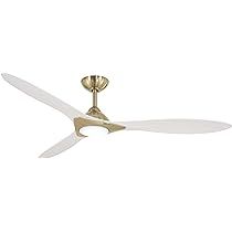 Minka-Aire CeilingF868 Ceiling Fan (Soft Brass/Flat White) | Amazon (US)