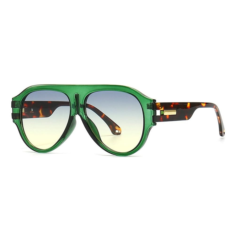 helena Retro Pilot Oversized Sunglasses for Men Women Trendy 70s Vintage Plastic Frame Sun Glasse... | Amazon (US)