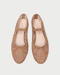 Leonie Brown Crochet Ballet Flat | Loeffler Randall