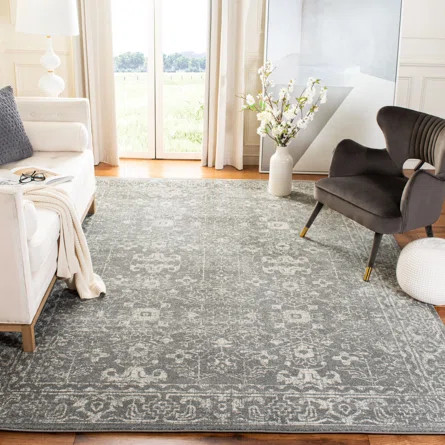Ameesha Oriental GREY / IVORY Area Rug | Wayfair North America