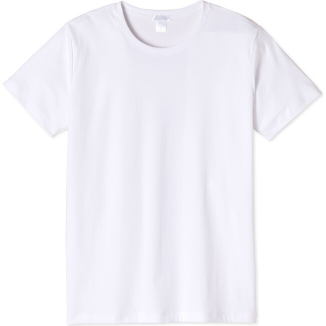 LAKE | Women's Pima Sleep Tee, (White, Size Small) | Maisonette | Maisonette