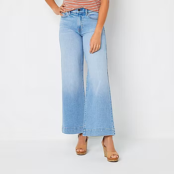 a.n.a Womens High Rise Wide Leg Jean | JCPenney