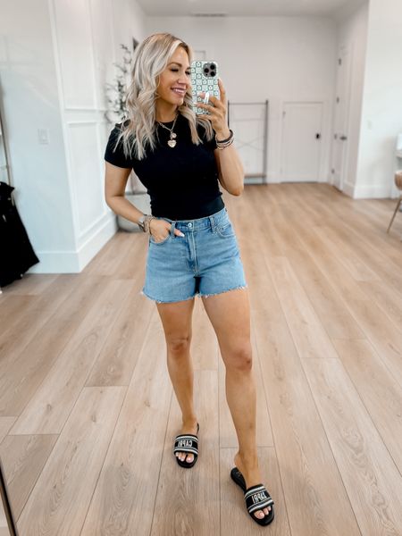 Abercrombie denim sale! 25% off + extra 15% off with code DENIMAF // wearing a 26 and they run tts. These are my fav denim shorts for spring and summer! 

#LTKtravel #LTKsalealert #LTKfindsunder50