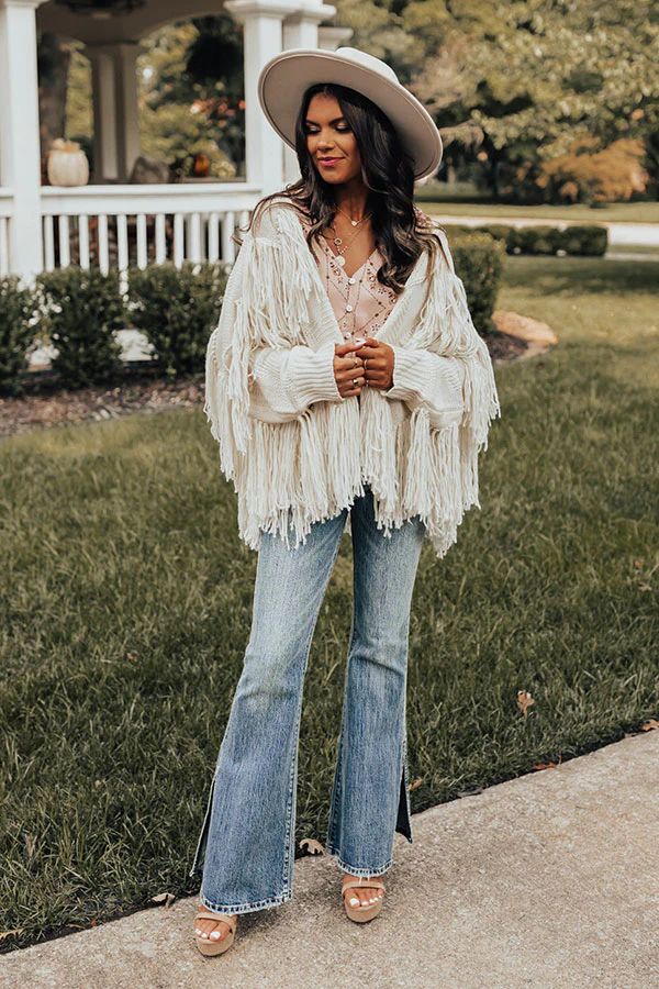 Hello Lovely Fringe Cardigan | Impressions Online Boutique