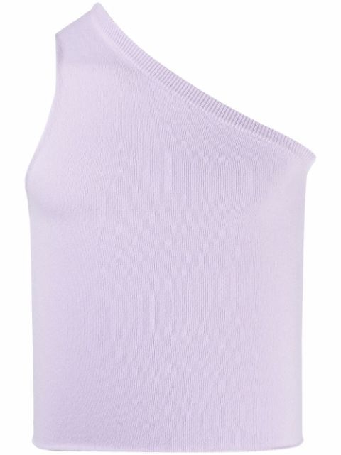 cashmere-blend one-shoulder top | Farfetch (UK)