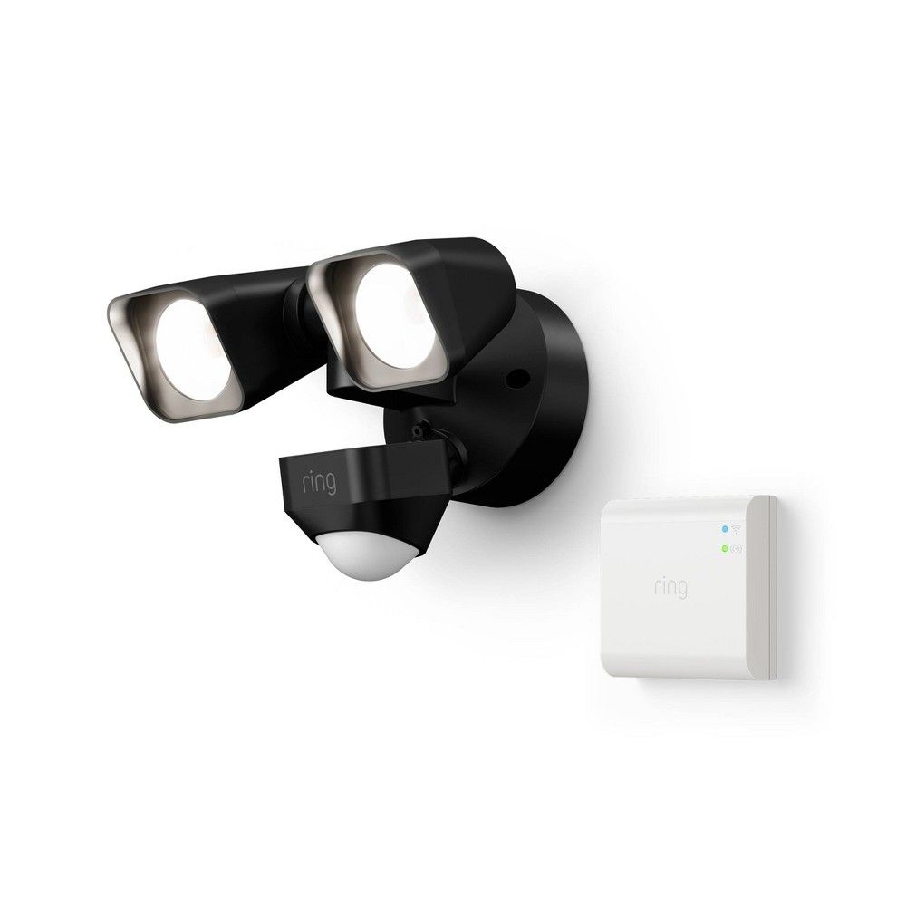 Smart Lighting Floodlight Wired Black - Ring | Target
