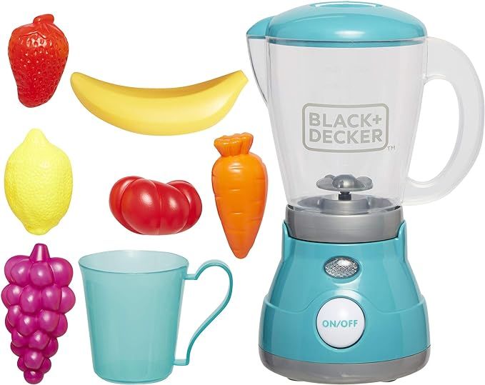 BLACK+DECKER Junior Blender Role Play Pretend Kitchen Appliance for Kids with Realistic Action, L... | Amazon (US)