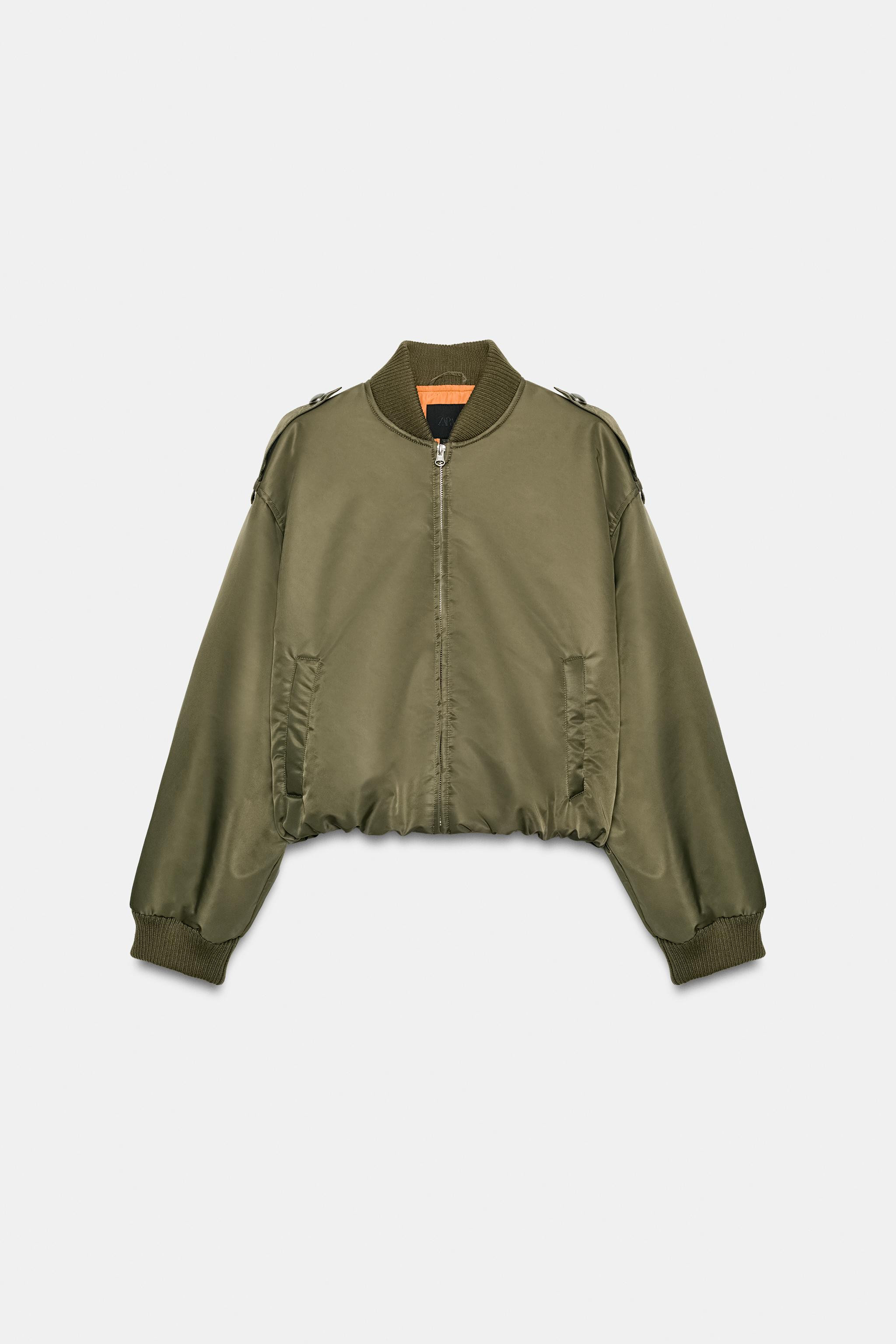 BOMBER JACKET WITH TABS | Zara UK