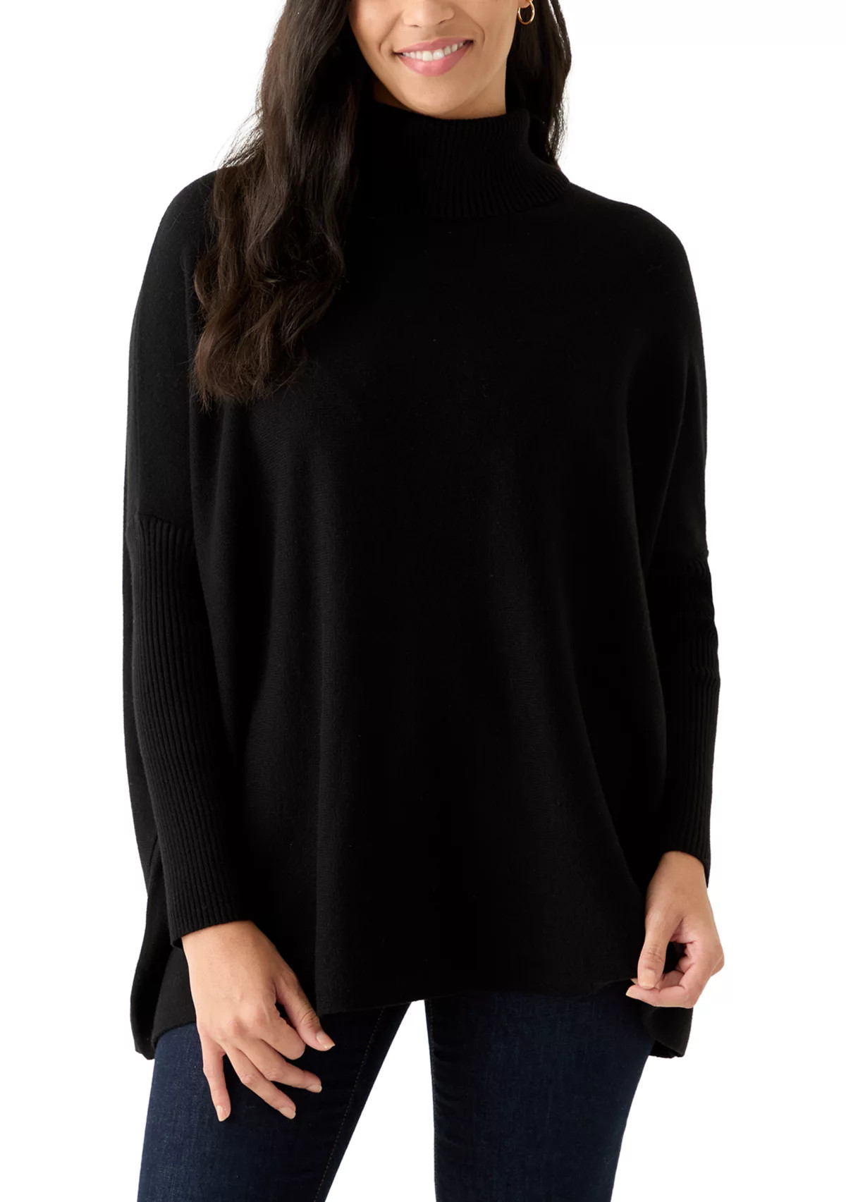 Joseph A.Women's Long Sleeve Turtleneck Poncho | Belk