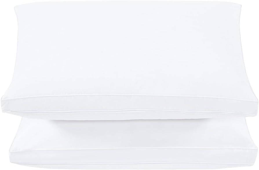 DOWNLITE 3-in-1 Adjustable White Goose Down Pillow - Standard/Queen Jumbo Size, 20” x 28” - H... | Amazon (US)