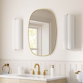 Rounded Edge Bath Mirror | West Elm (US)