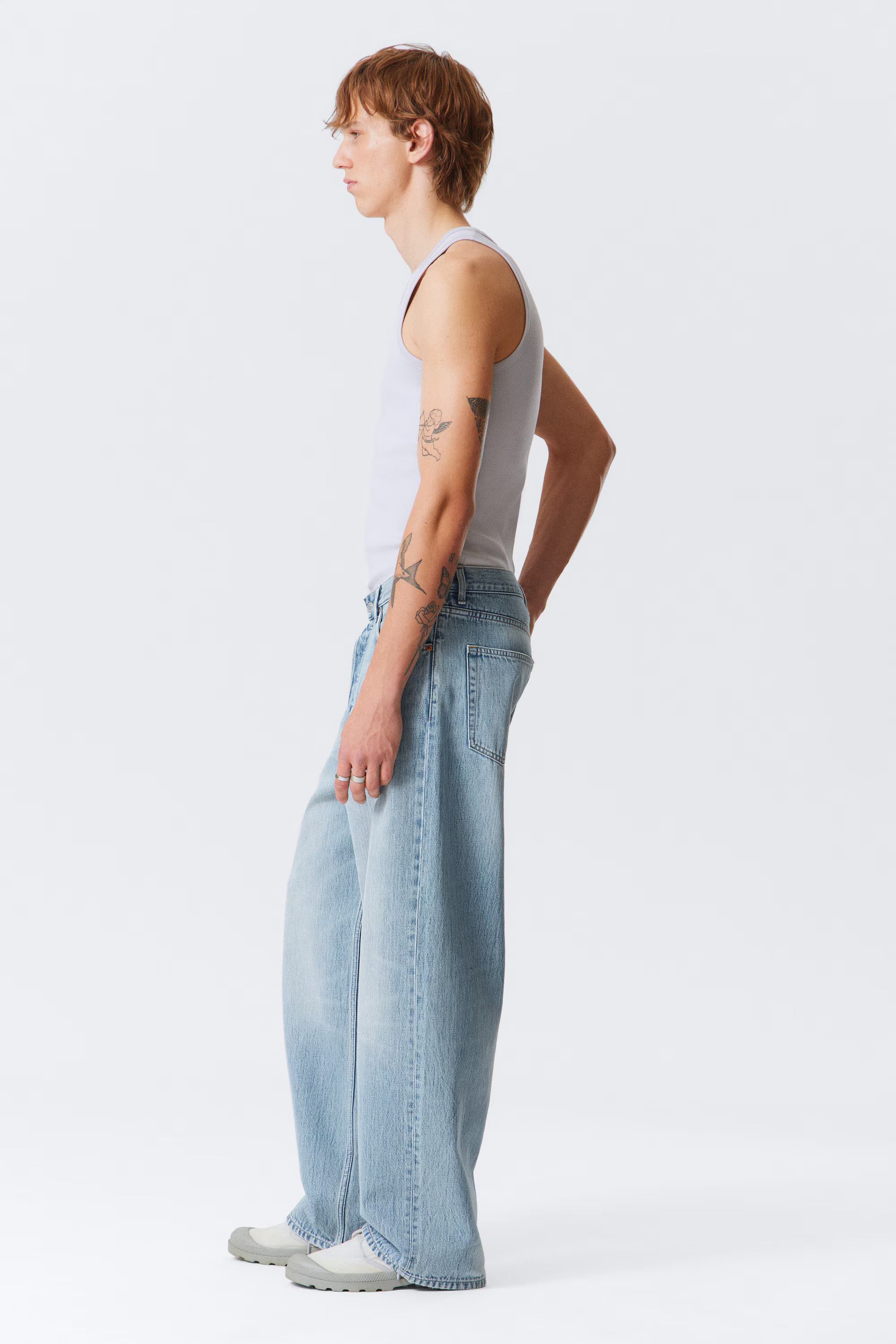 Astro Loose Baggy Leg Jeans | Weekday