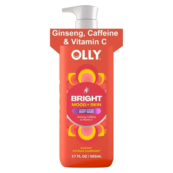 OLLY Bright Body Wash Repairs & Brightens Skin Citrus Currant, 17 oz | Walmart (US)