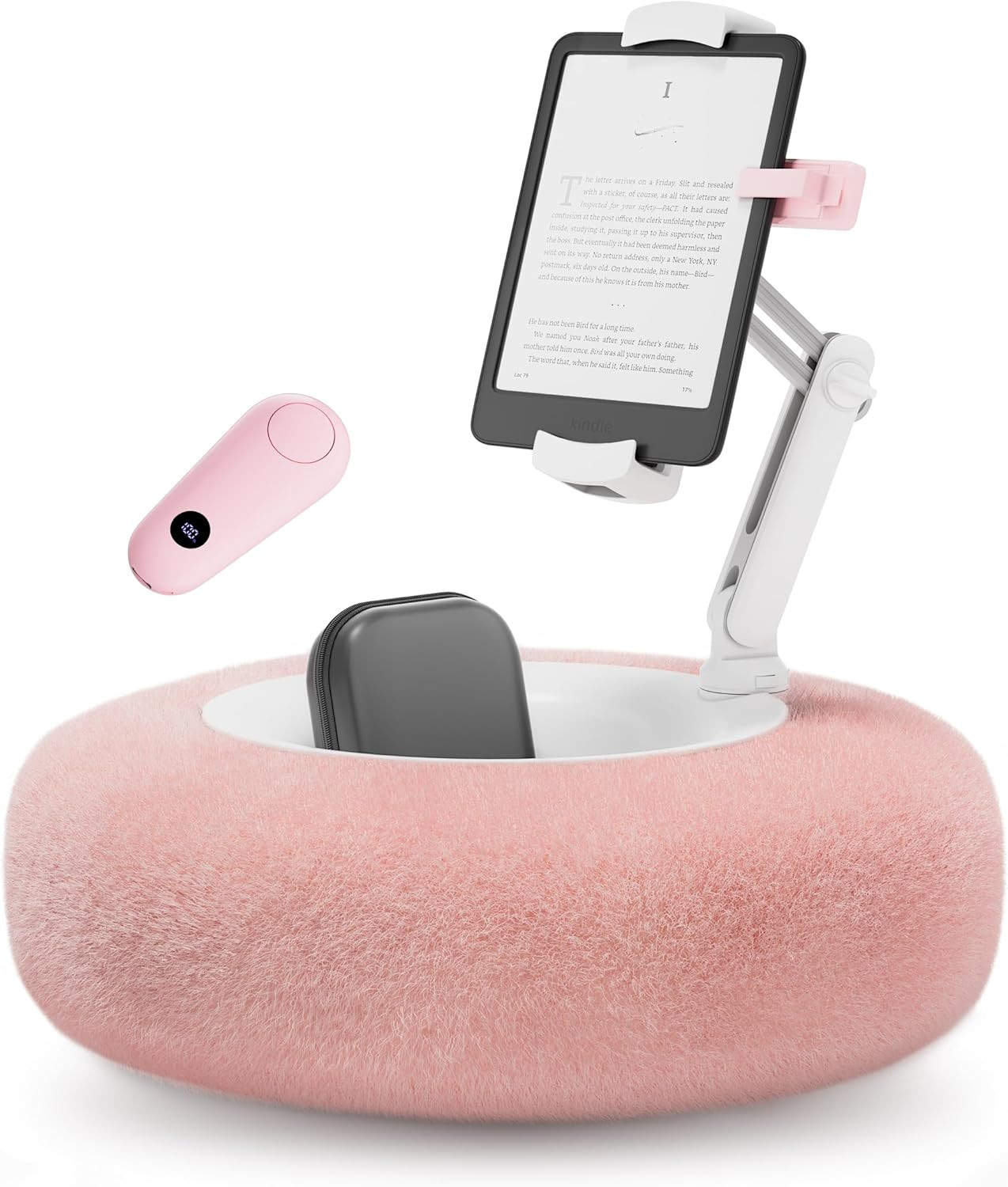 Tablet Pillow Stand with Kindle Page Turner for Reading in Bed, 360°Adjustable iPad Holder with ... | Amazon (UK)