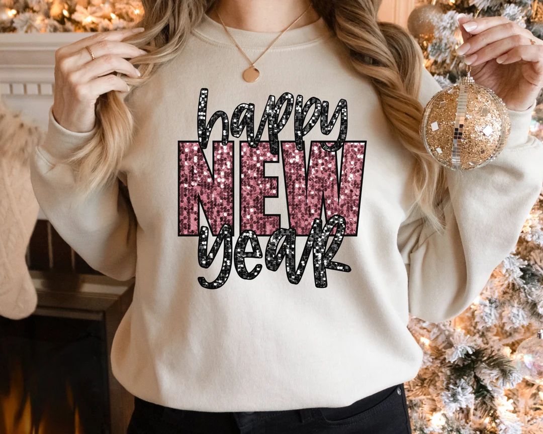 Cheers to the New Year Shirt 2023 Happy New Year Sweatshirt - Etsy | Etsy (US)