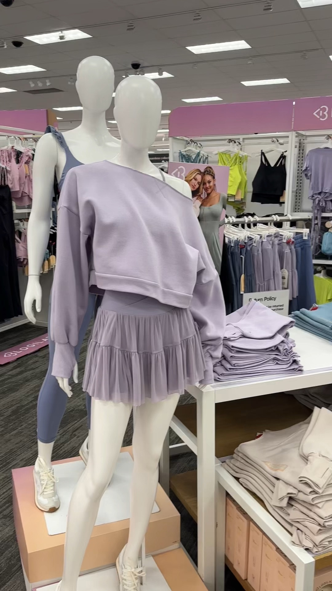 Some pieces from the Blogilates for Target collection! I bought the purple skirt and the green dress 👗 the collection has a lovely fit with pretty materials and colours to get you motivated to move in 2025! #activewear #workoutgear #pilates #pilatesoutfits #blogilates #fitness 

#LTKfitness