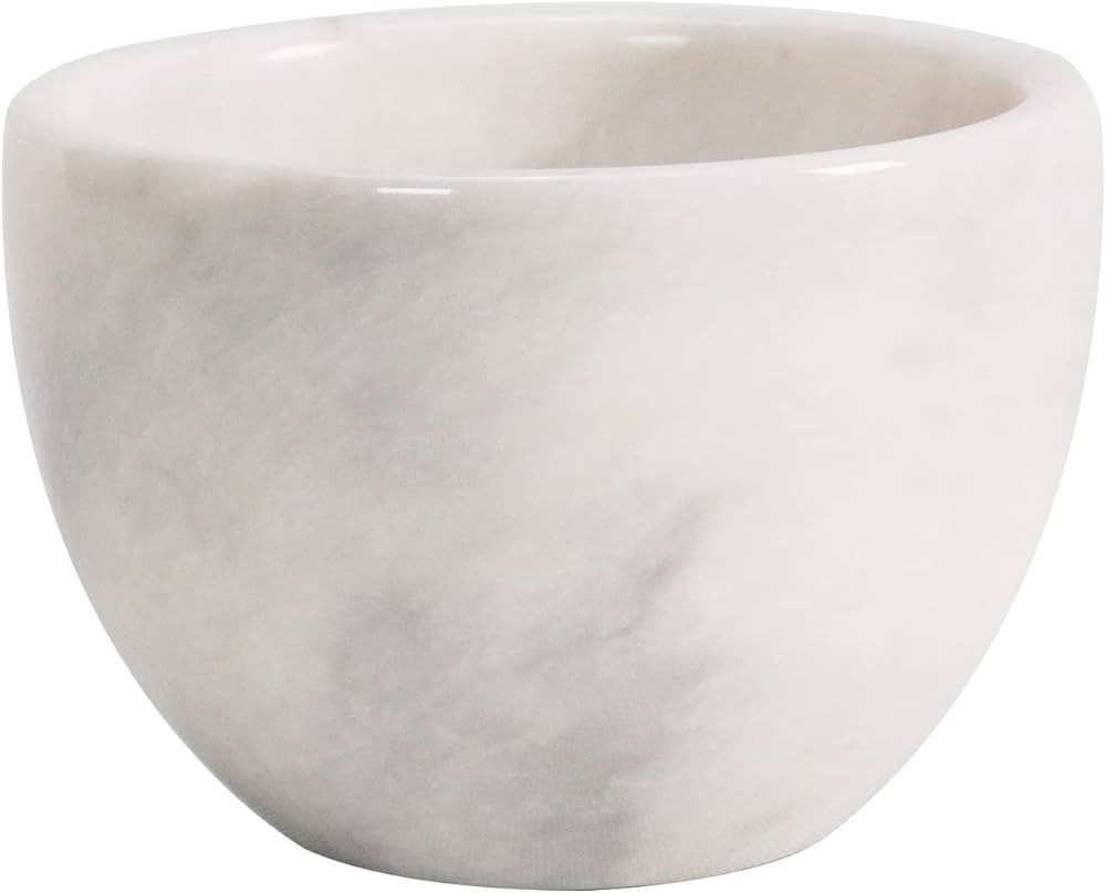 Radicaln Marble Shaving Cream Bowl White 4' x 3' Inches Bathroom Accessories Handmade Shaving Kit... | Amazon (US)