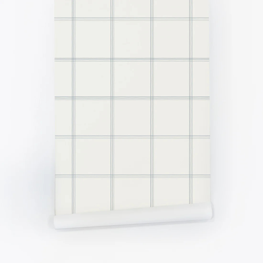 Blue classic plaid design removable wallpaper | Livettes Wallpaper