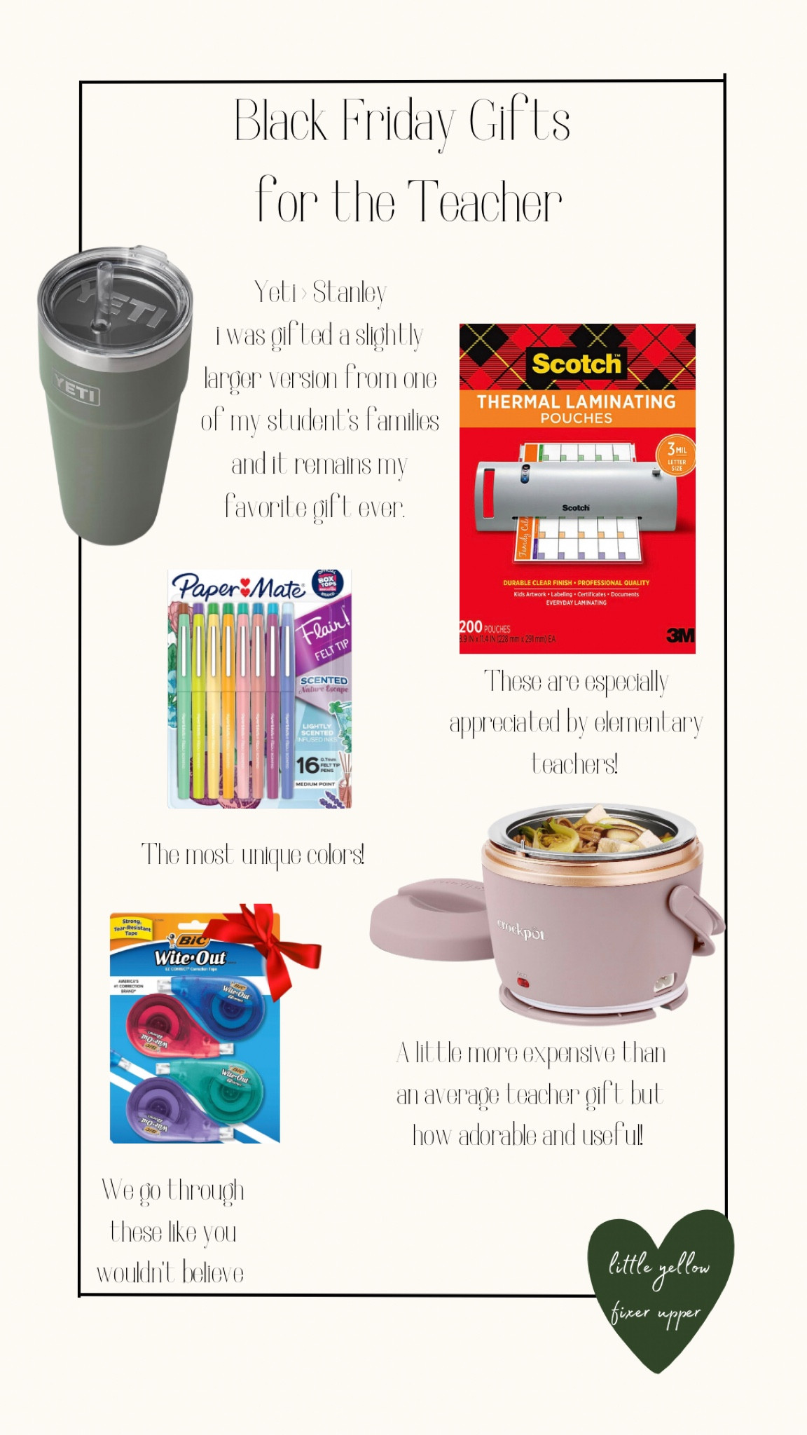 Gift ideas for your child’s favorite teacher!

#LTKCyberWeek #LTKHoliday #LTKGiftGuide