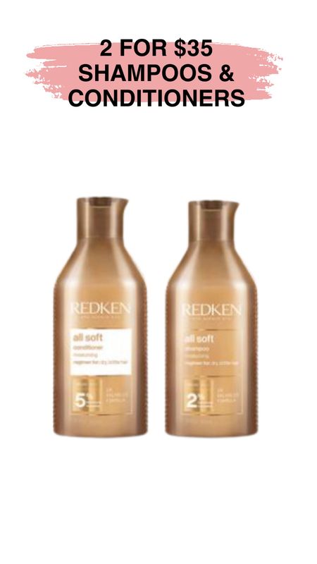 Select Redken shampoos and conditioners are 2 for $35 through 3/28 at Ulta

#relaxedhair #hairproducts #naturalhair

#LTKsalealert #LTKbeauty #LTKfindsunder50