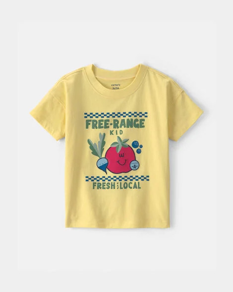 Toddler Farmers Market Graphic Tee - Yellow | Carter's Inc