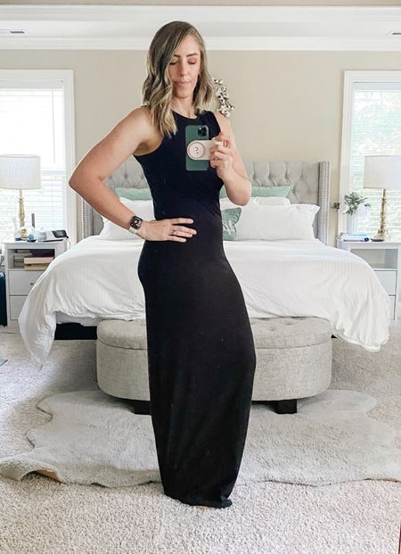 Hi, I’ll just be here living in the most comfy t-shirt dress ever! This maxi dress is perfect to dress up or down and a tall girls dream! It’s on sale right now for under $15! I am wearing a size 10 tall. #tallwomenfashion #boohoo #boohoodresses #boohootallsizes #tallgirlfashion #maxidress #tallwomensizes 

#LTKunder50 #LTKstyletip #LTKSale