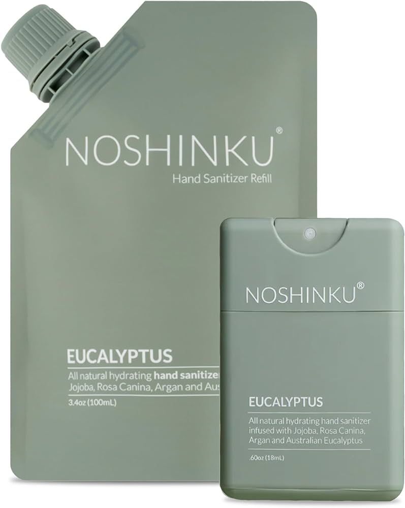 Noshinku Pocket Hand Sanitizer Refill Kit (Eucalyptus) | Amazon (US)