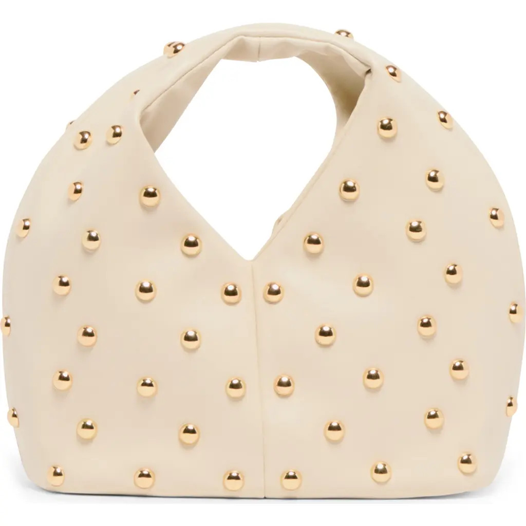 Dolce Vita Dahlia Studded Faux Leather Handbag in Cream at Nordstrom | Nordstrom