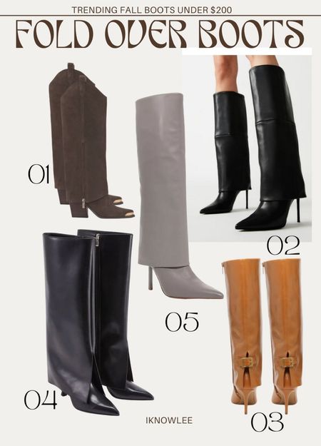 Trendy fall boots under $200….so many options of the fold over boots with and without a heel and in the perfect fall colors 

#LTKshoecrush