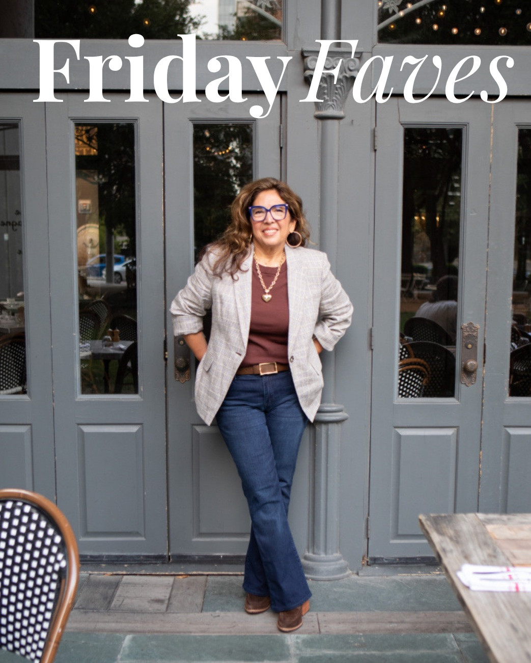 Friday Faves 

Another week, another round of my Friday Faves 🤍 I love sharing pieces I am shopping for clients, buying myself, or sharing with friends. 

Fun tops, a skirt, jeans, sandals, jewels, and bags, perfect for summer, fall, and beyond. 

All the pieces are faves honestly. I’ve linked everything for you so it’s easy to shop.

I’m Elisa, a Dallas based wardrobe stylist, consultant, founder of Turnkey Style, and author of The Style Advantage: I Say What HR Can’t. 

I work one on one with professionals as well as with leaders and corporate teams to build authentic executive presence that drives real ROI.

👉🏼 I’m also a mom of two grown boys, a wife, a post-menopausal woman in business, 5’4”, a size 12/14 on the bottom and L on top. 

🙋🏻‍♀️ I’ve been everything from a size 10–18+, which is why fit, function, and real life always come first.

#LTKOver40 #LTKSaleAlert #LTKWorkwear
