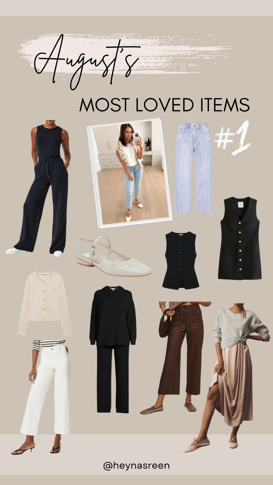 The top 10 most loved items from August 