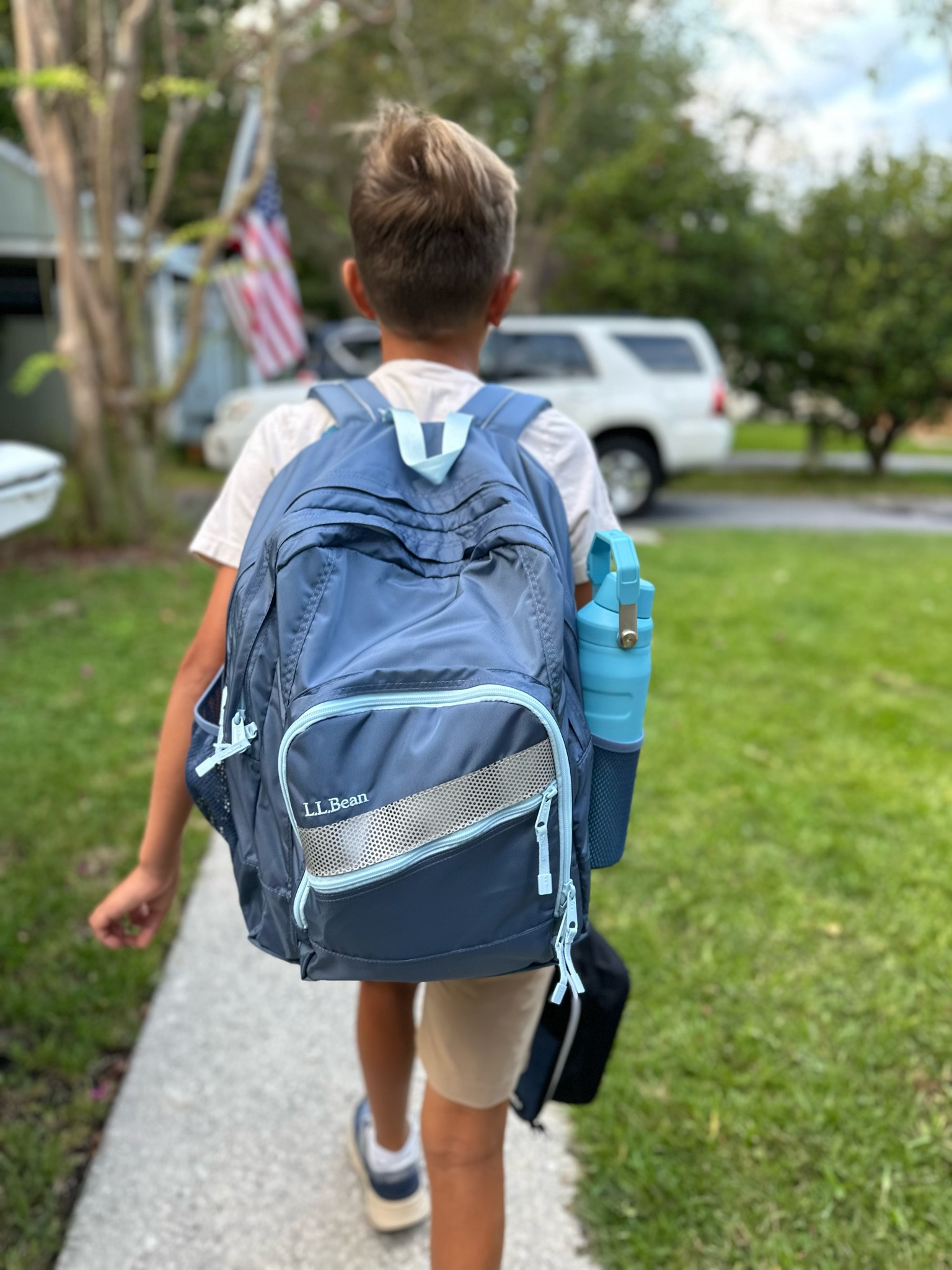 New Bigger Bookbag for Vaughn! 