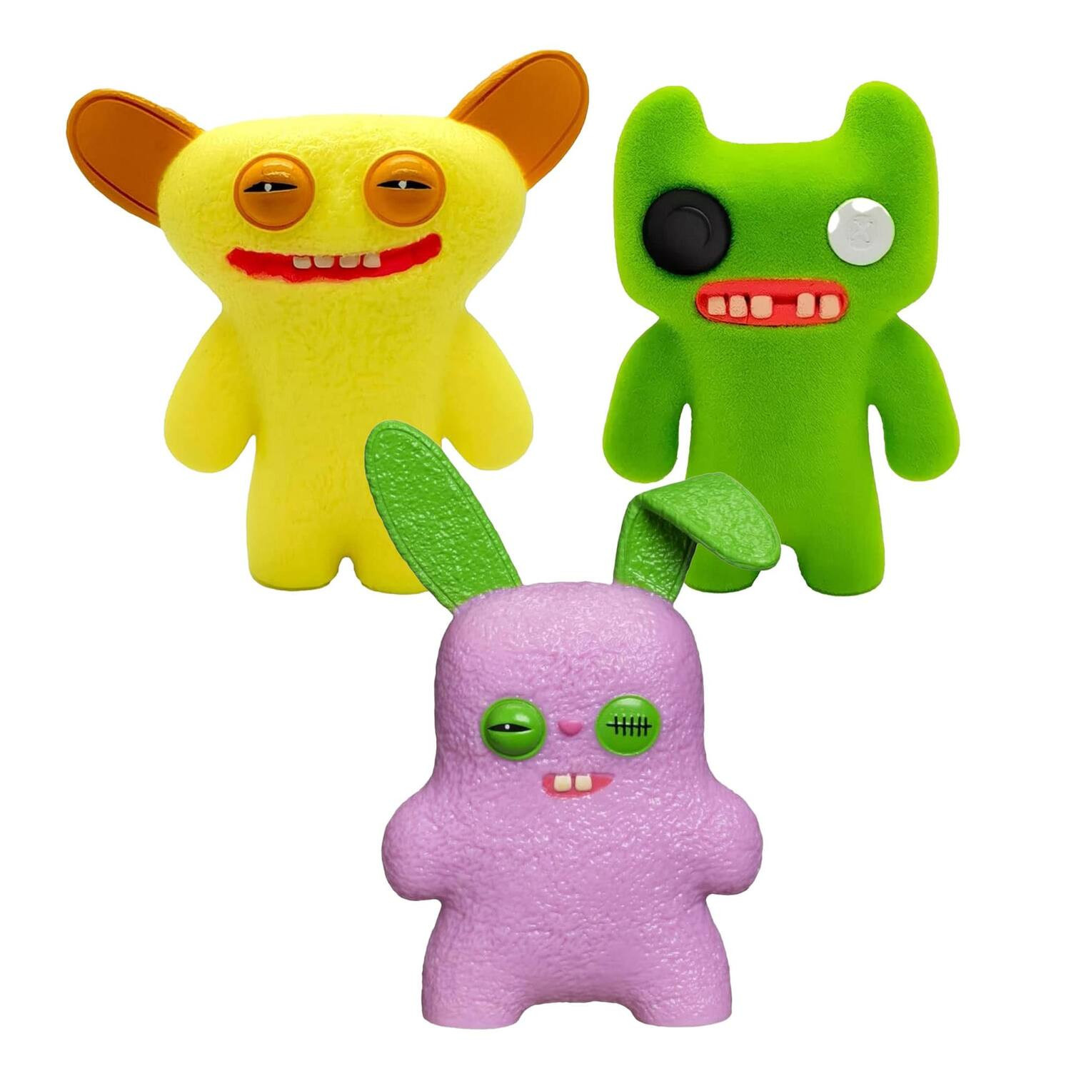 ZURU - Fuggler 2.5 Inch Figure 3-Pack | Tan/Yellow, Pink, Green - Multi-Colored | Best Buy U.S.