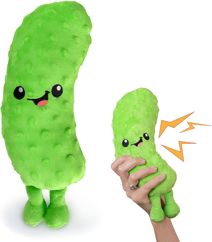 Yodeling Plush Pickle – 11” Pickle Sings Hilarious Yodels - Funny Gag Gift for Friends and Co... | Amazon (US)