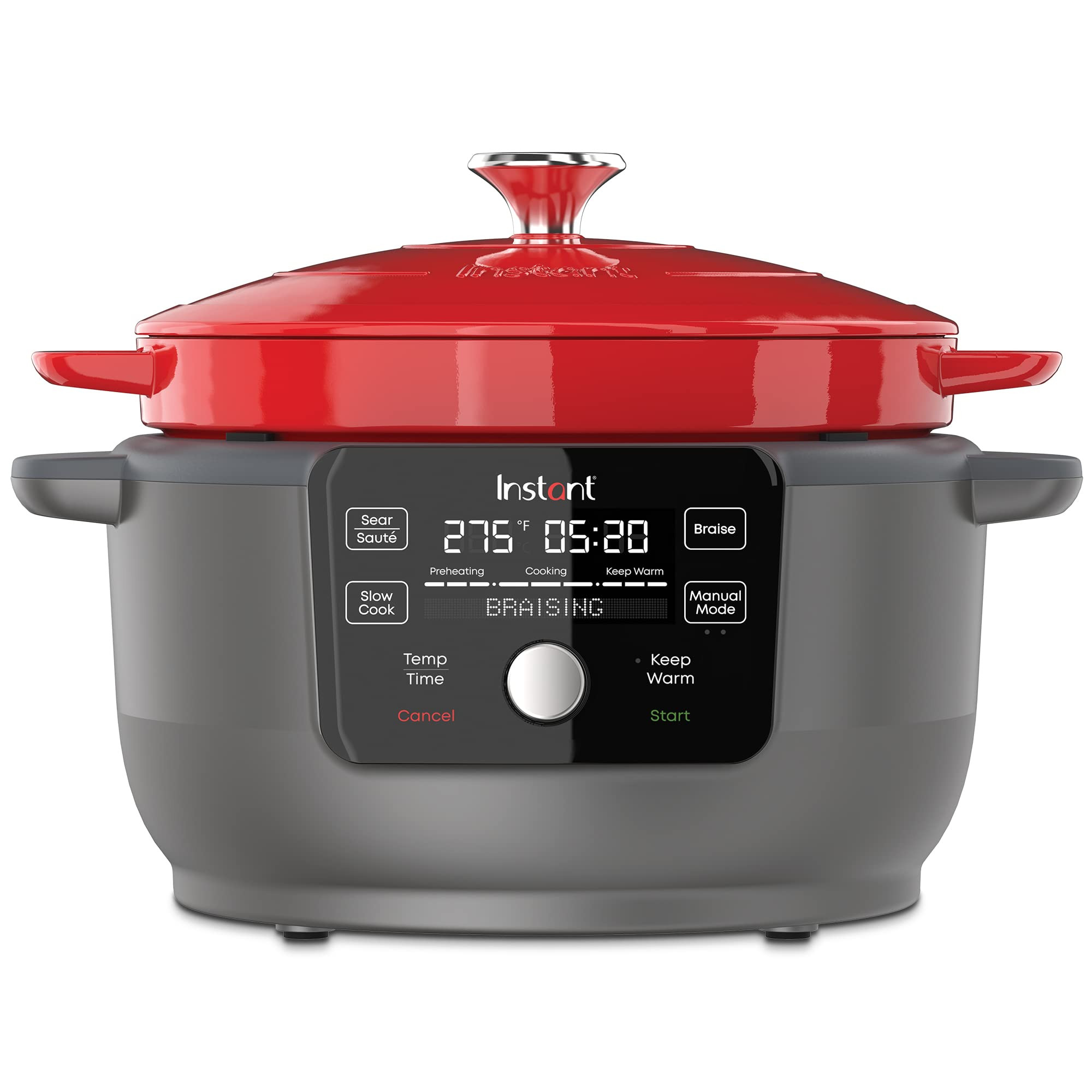 Instant Pot Electric Round Dutch Oven,6-Quart 1500W,From the Makers of Instant Pot,5-in-1: Braise... | Amazon (US)