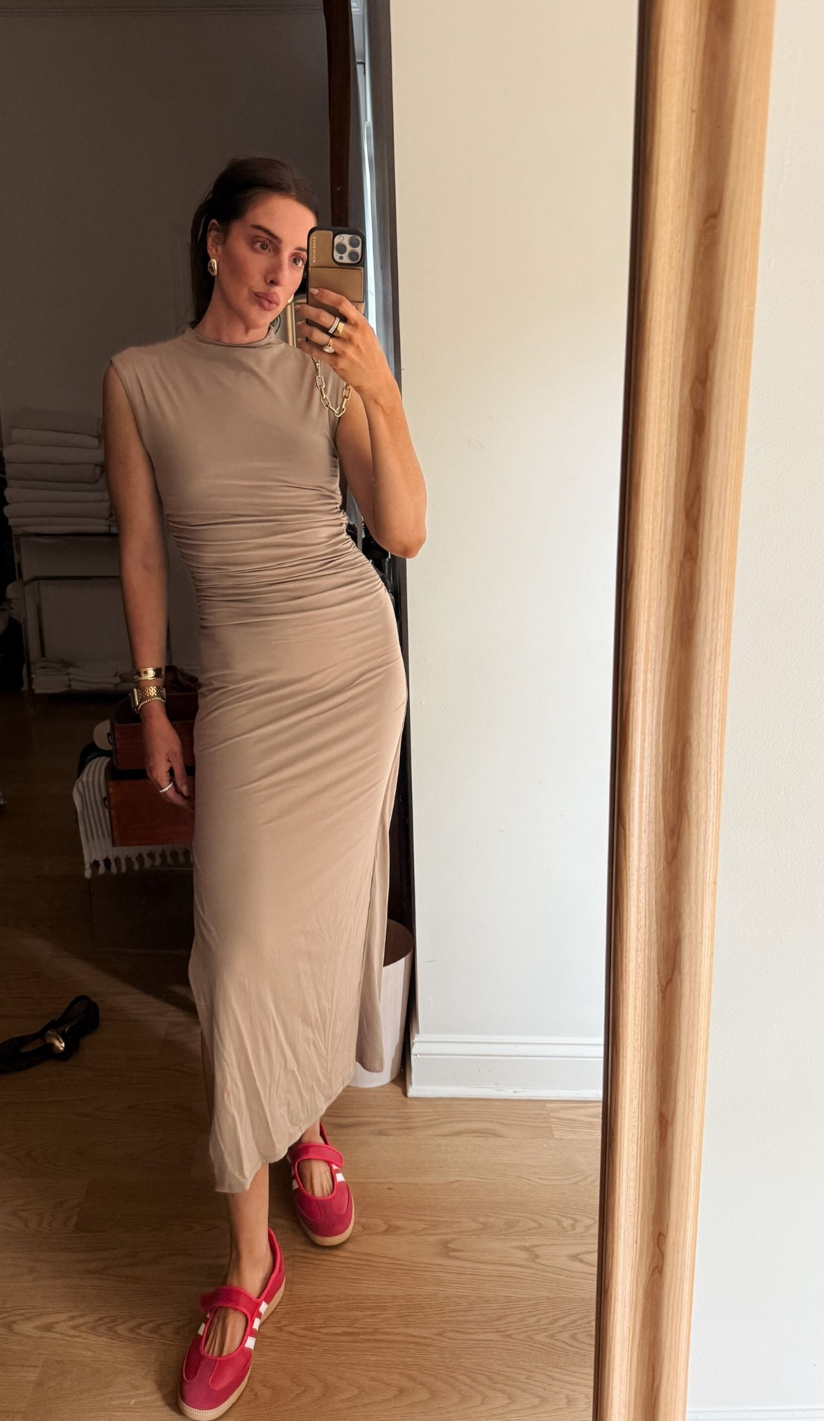 Packing for Italy! dress is medium tall. Red sambas are true to size ❤️

#LTKStyleTip #LTKFindsUnder100