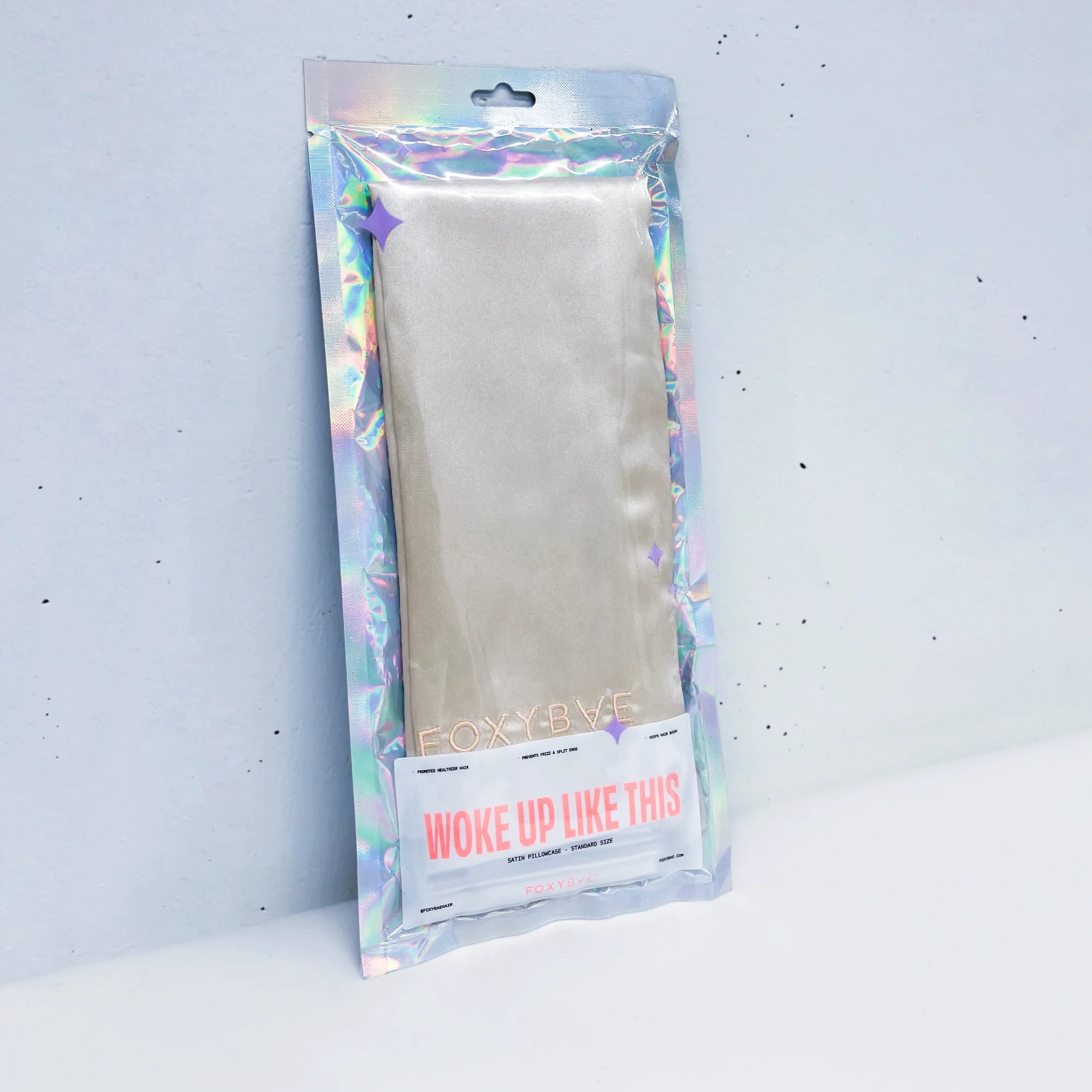 WOKE UP LIKE THIS SATIN PILLOWCASE﻿﻿﻿ | FoxyBae 