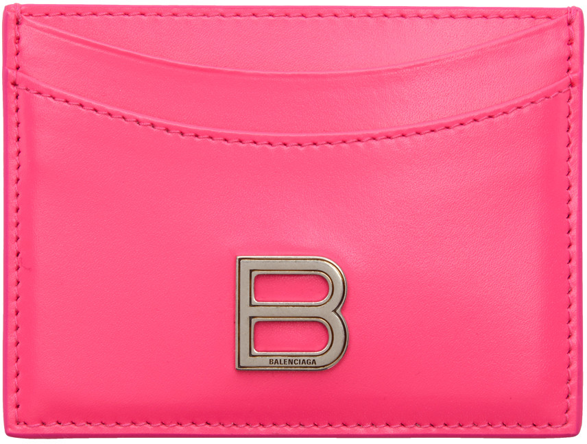 Pink Hourglass Card Holder | SSENSE