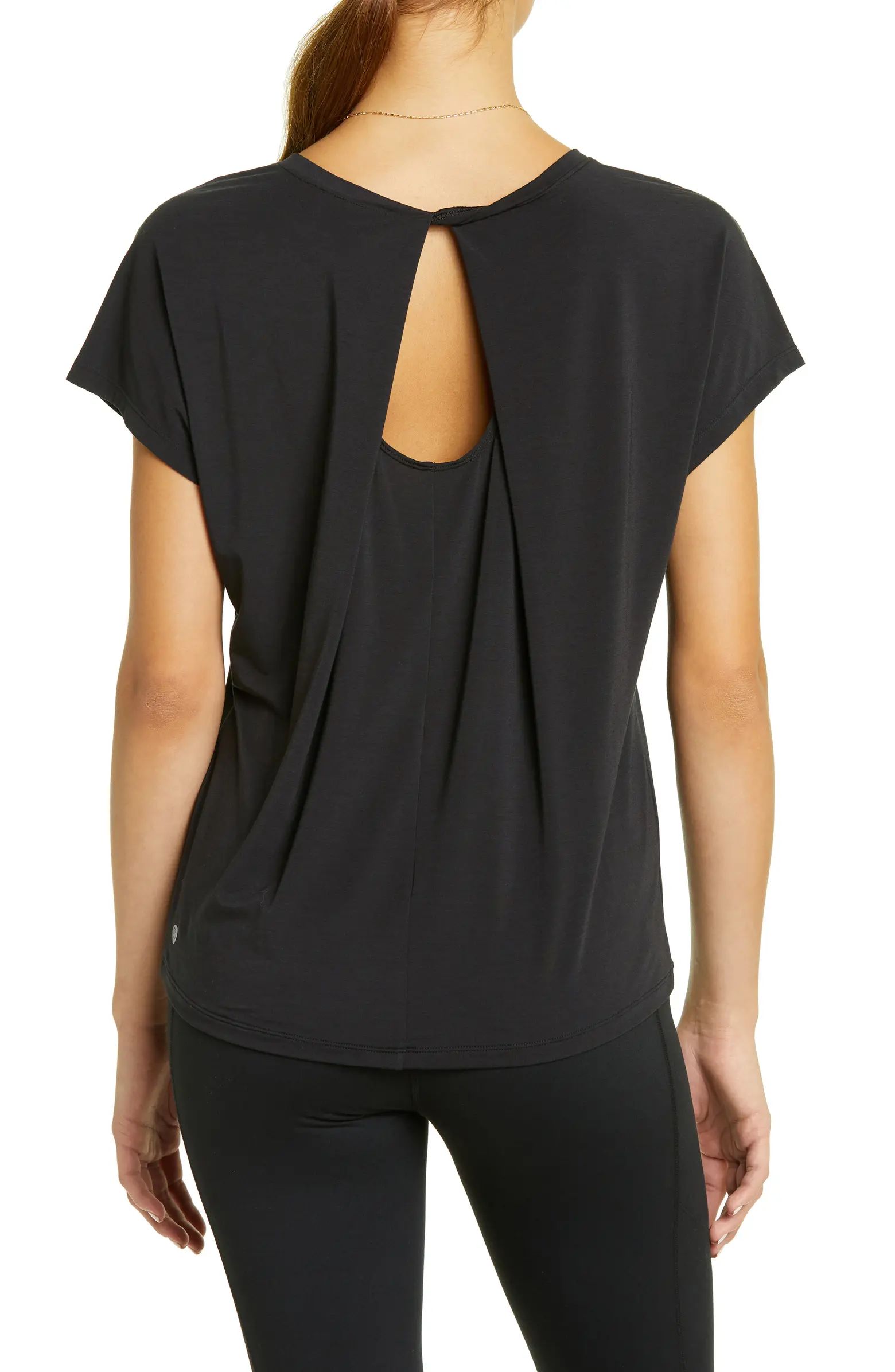 Zella Studio Twist Back T-Shirt | Nordstrom | Nordstrom