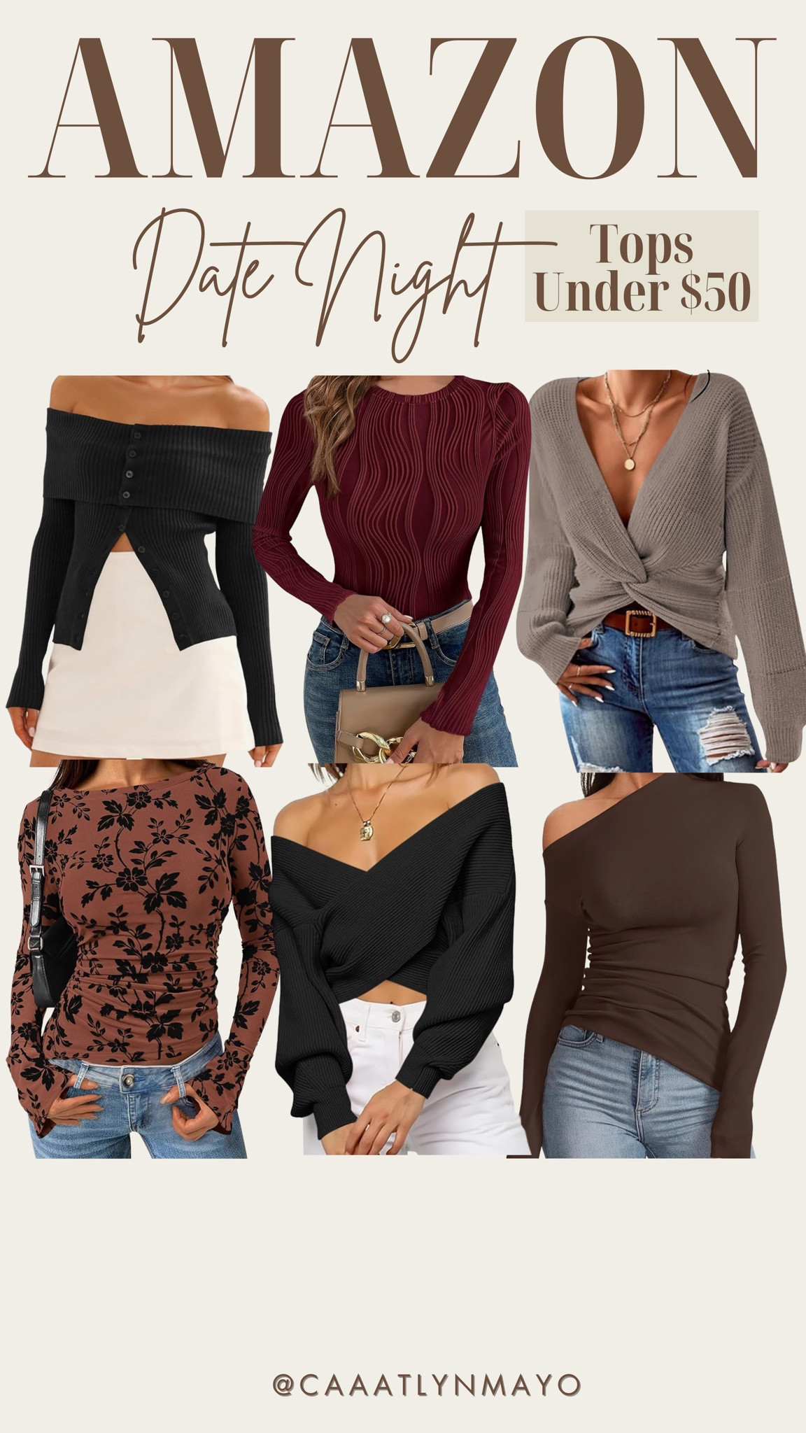 Amazon Date Night Tops under $50! #founditonamazon #datenight

#LTKStyleTip #LTKFindsUnder50 #LTKSeasonal