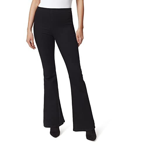 Jessica Simpson Womens Pull On Flare Jeans, Black, 30 US | Amazon (US)