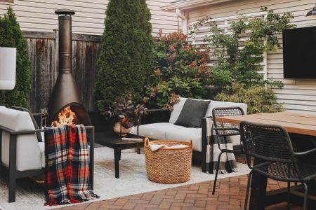 7 ways we enxtended patio season into #fall on the blog

#LTKhome