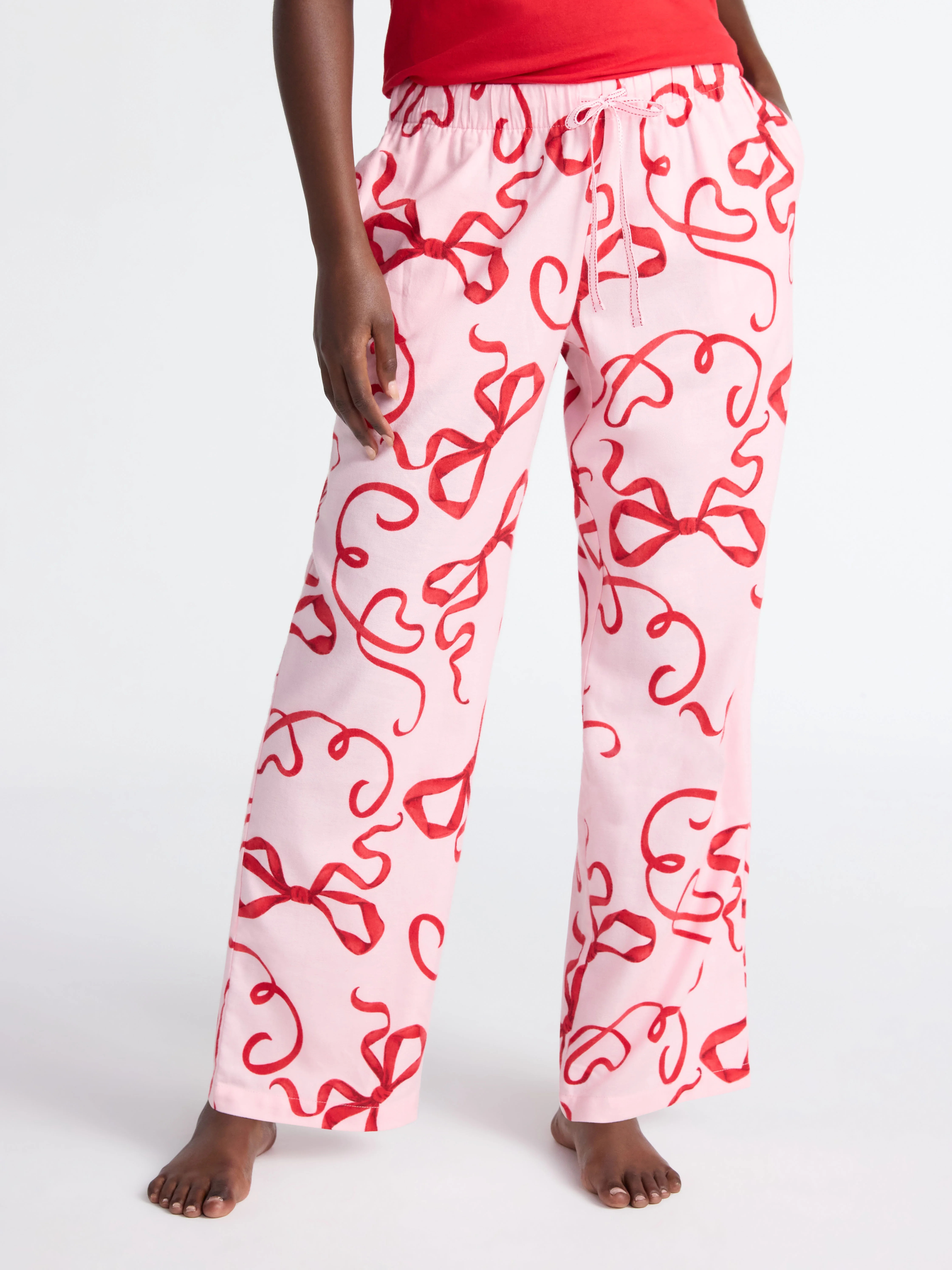 Joyspun Women's Flannel Sleep Pants, 30'' Inseam, Sizes XS-3X | Walmart (US)