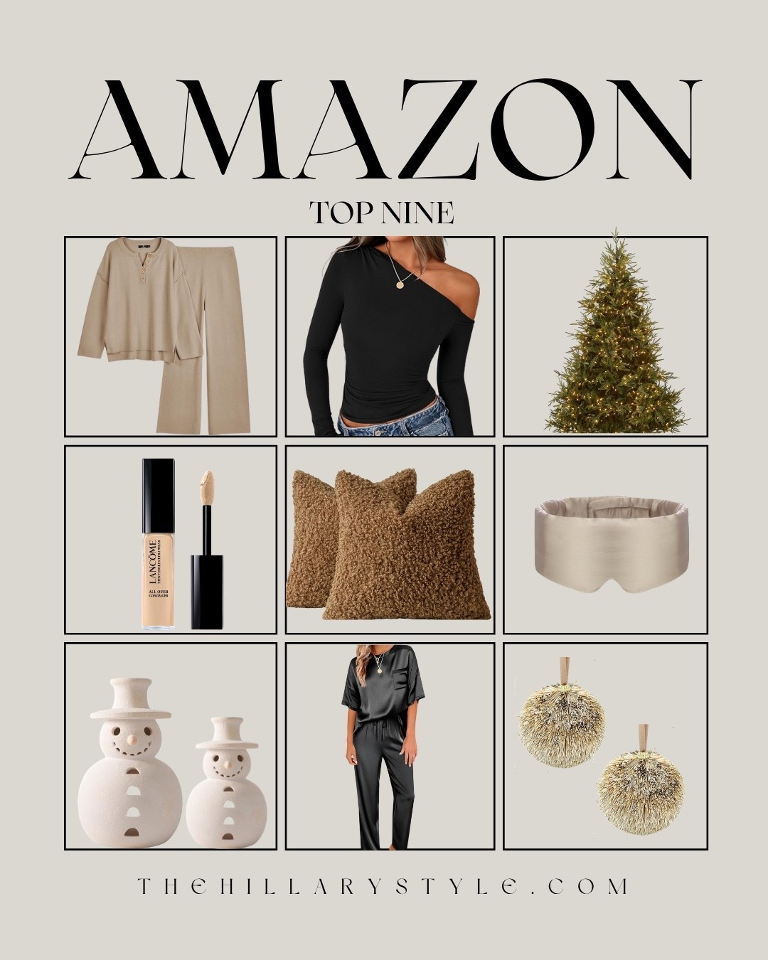 Sharing my current Amazon loves — a mix of cozy loungewear, luxe silk essentials, and chic holiday decor to elevate your everyday! These top picks are perfect for gifting or refreshing your home and wardrobe. Linking everything + a few similar pieces as these tend to sell out fast!

#LTKOver40 #LTKHome #LTKStyleTip