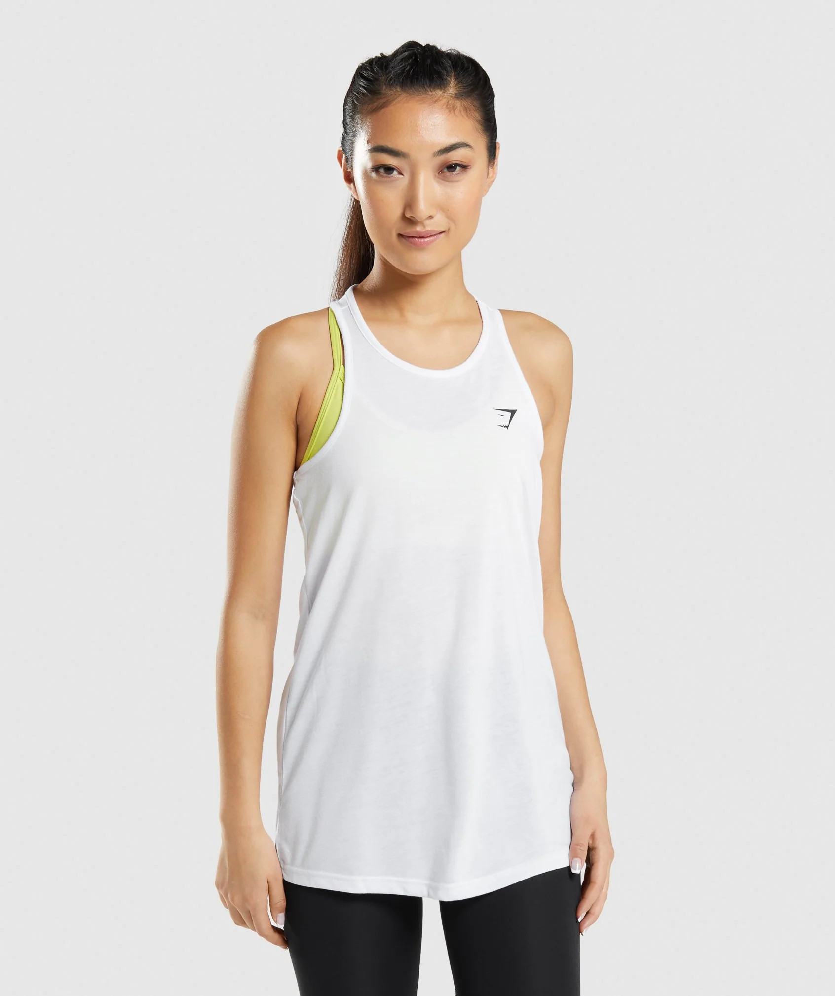 Gymshark Training Oversized Vest - White | Gymshark (Global)