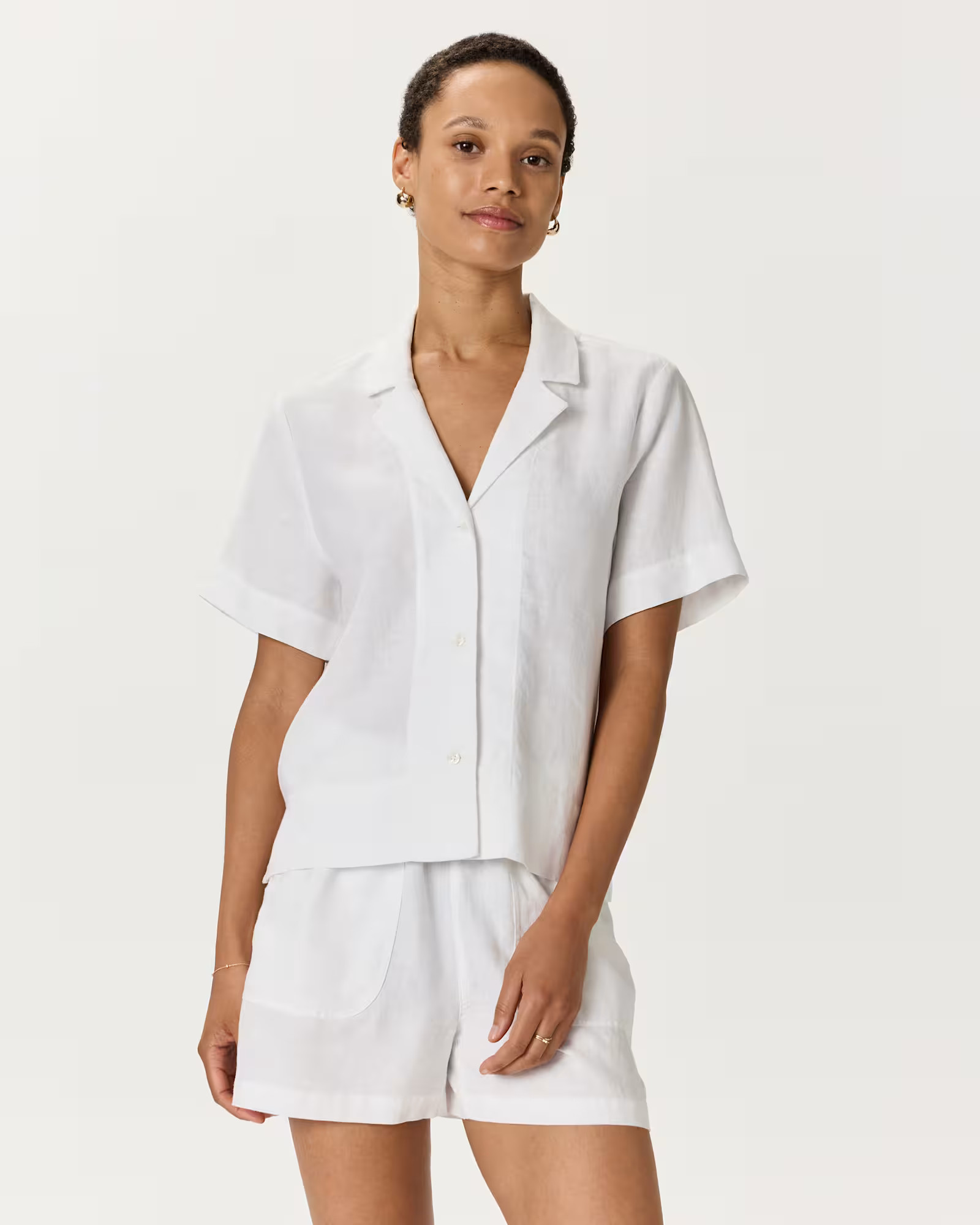 100% European Linen Short Sleeve Shirt | Quince