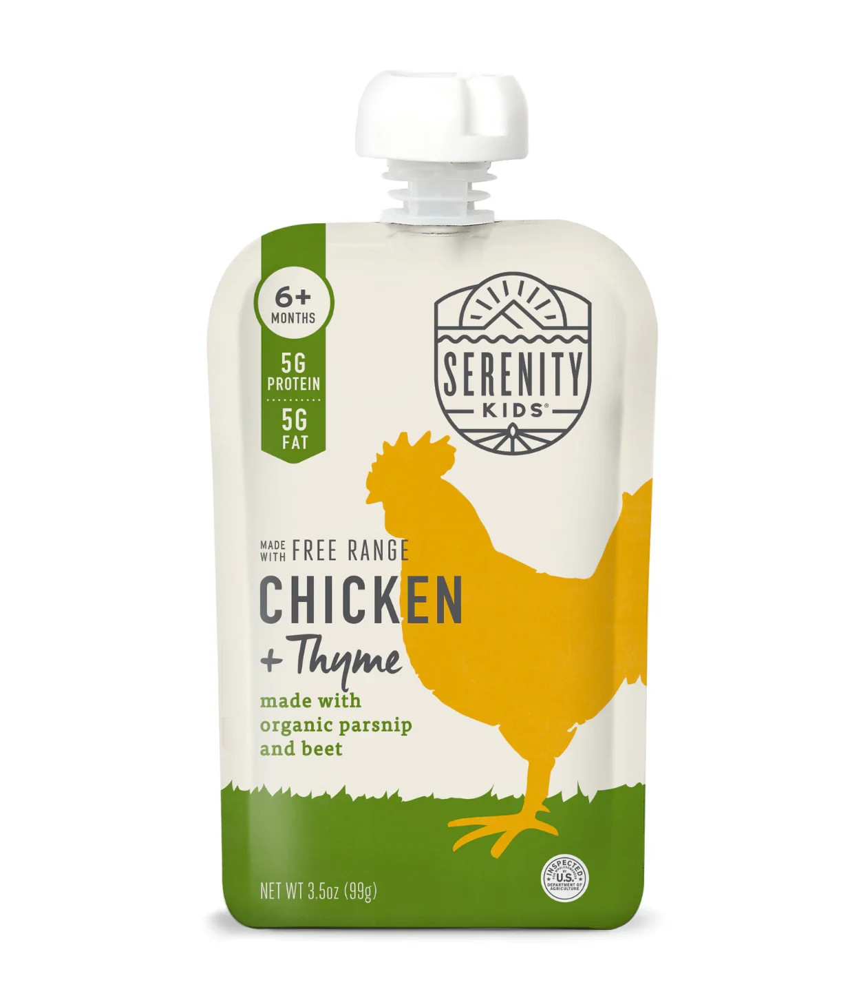 Serenity Kids Stage 2 Free Range Chicken with Parsnips, Beet & Thyme Baby Food | Walmart (US)