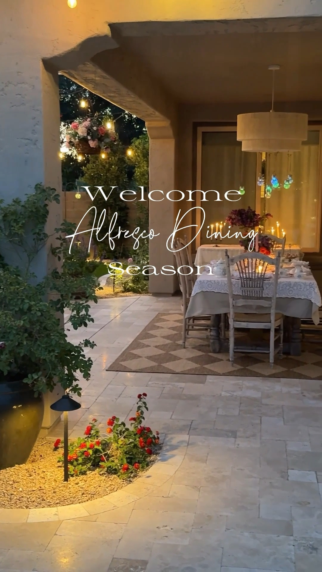 ‘Tis the Season for alfresco dining and outdoor entertaining. 

Create those magical memories this summer. Make an easy meal, or grab takeout from your fave place, invite people over, and chat the evening away. 

I love using my table rod for occasions outside. It’s a fun and easy way to make a  special statement. Please see my Table Rod Collection and Alfresco Tables Collection above for tons of Tablescape & Table Rod decorating ideas. 

Alfresco dining, tablescape, tabletop decor, table rod, table rod decor, outdoor entertaining, backyard entertaining, summer celebrations 

#LTKHome #LTKFindsUnder100 #LTKParties