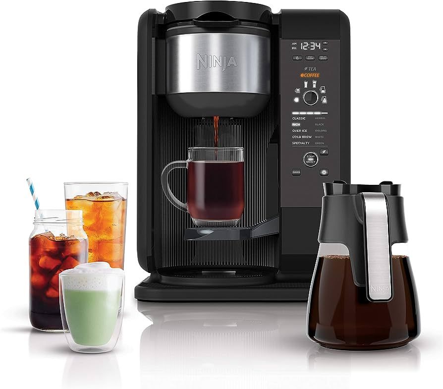 Ninja Hot and Cold Brewed System, Auto-iQ Tea and Coffee Maker with 6 Brew Sizes, 50 fluid ounces... | Amazon (US)